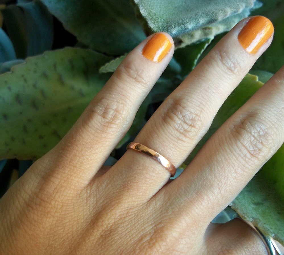 Simple Copper Band with a Simply Electric Past by LaurelAndLime
