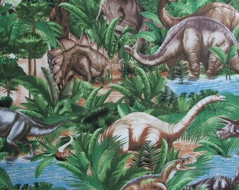 Timeless Treasures Dinosaur Fabric, yards