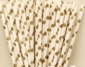 Paper Straws, 25 GOLD HEARTS Paper Drinking Straws, Formals, Engagement Party, Wedding, Religious, Holiday, Golden Anniversary, Graduation Il_170x135