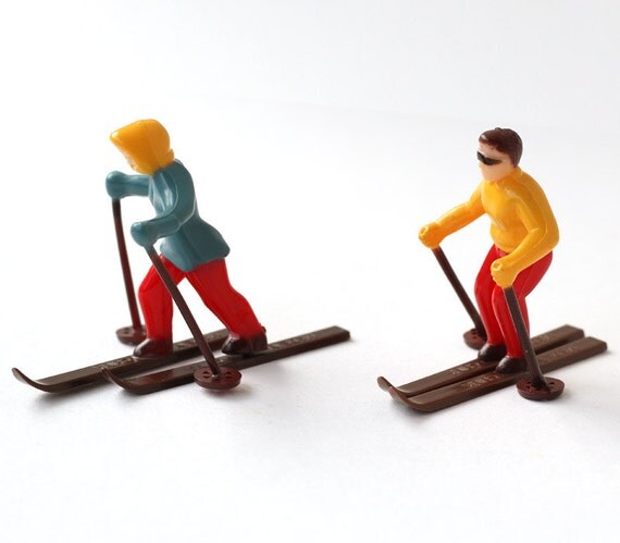 Winter Skier Cupcake Toppers (6) Il_570xn