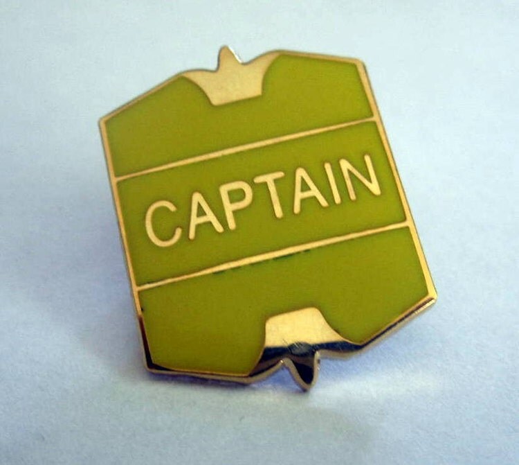 Wizard School Sports Team Captain Badge / Pin by LegendaryLetters