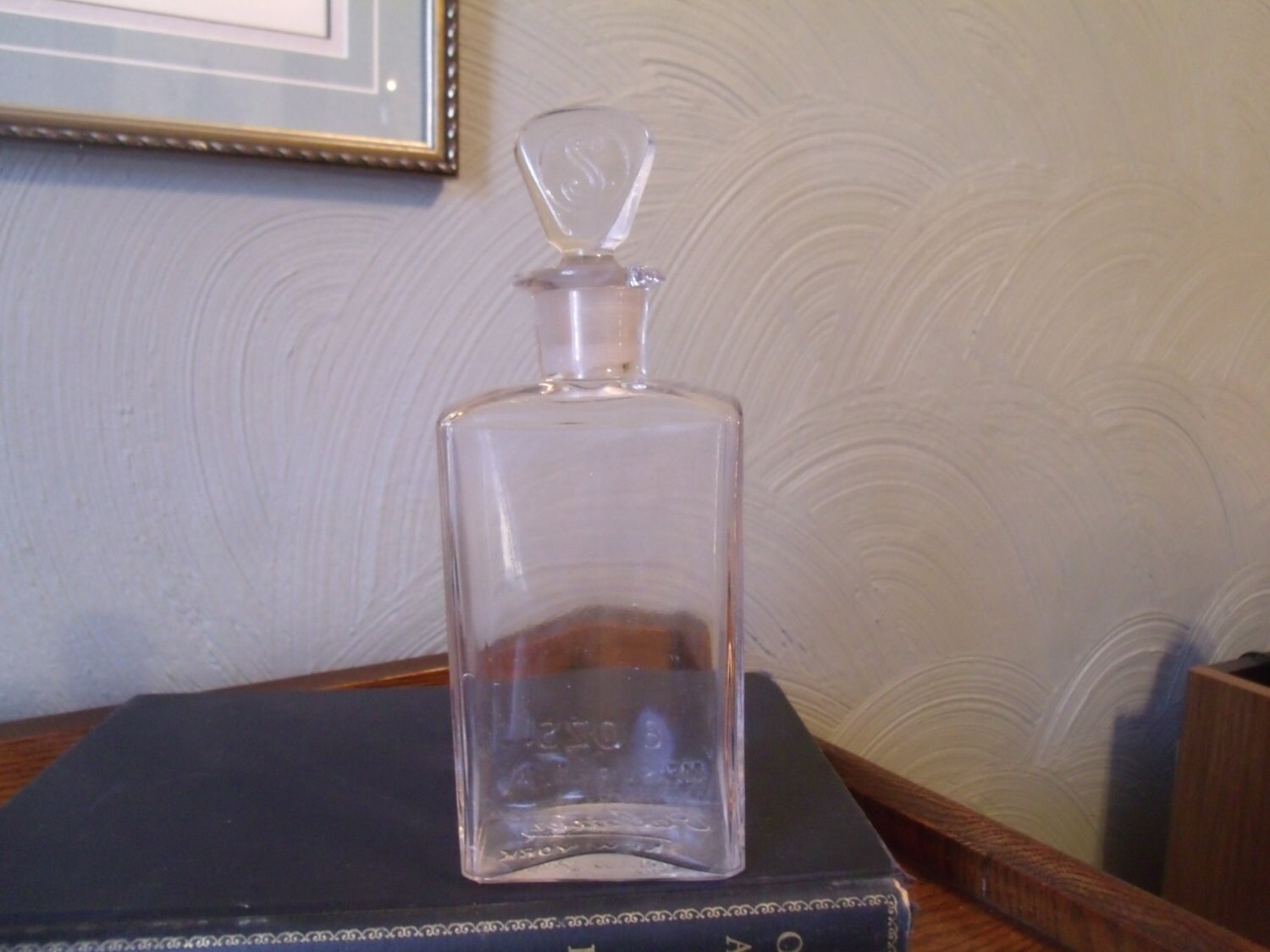 Vintage Palmer's Toilet Water Bottle by TeresasTreasuresEtc