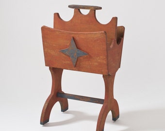 Popular items for wooden magazine rack on Etsy