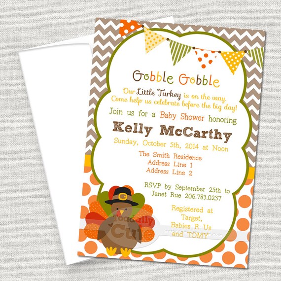 Baby Thanksgiving Service Invitations 10