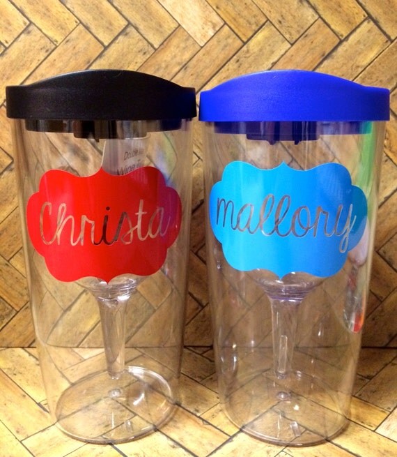 Personalized Name Wine Sippy Cup
