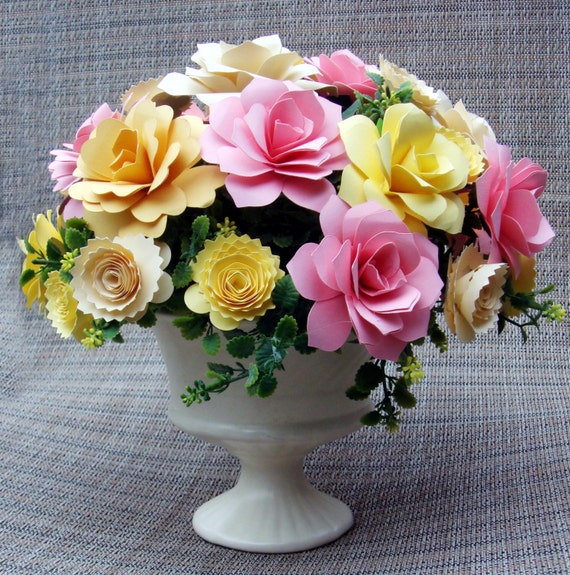 Paper Flower Arrangement Perfect for Birthdays and anniversary