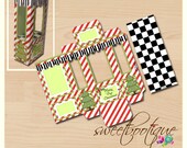 Christmas Cake Pop Box - Small Gift Box - Wedding Favour Box - Display Box - Printable - Digital File Il_170x135