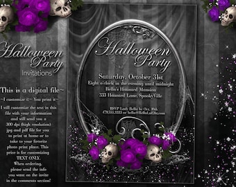 Halloween Invitations Halloween Party Invitations