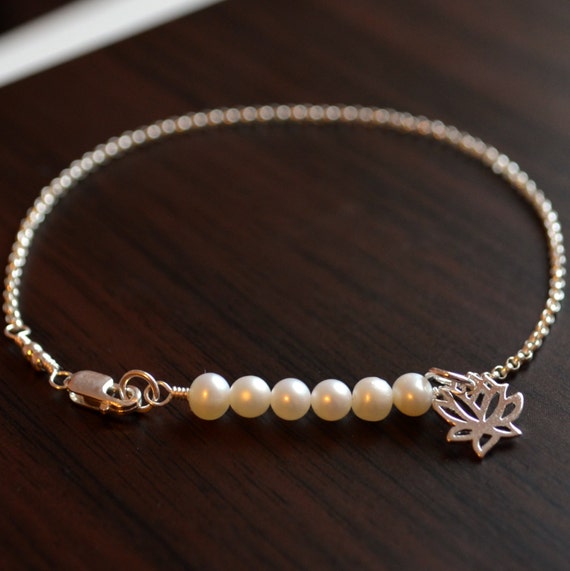Simple Pearl Bracelet Tween Jewelry Sterling Silver Girls