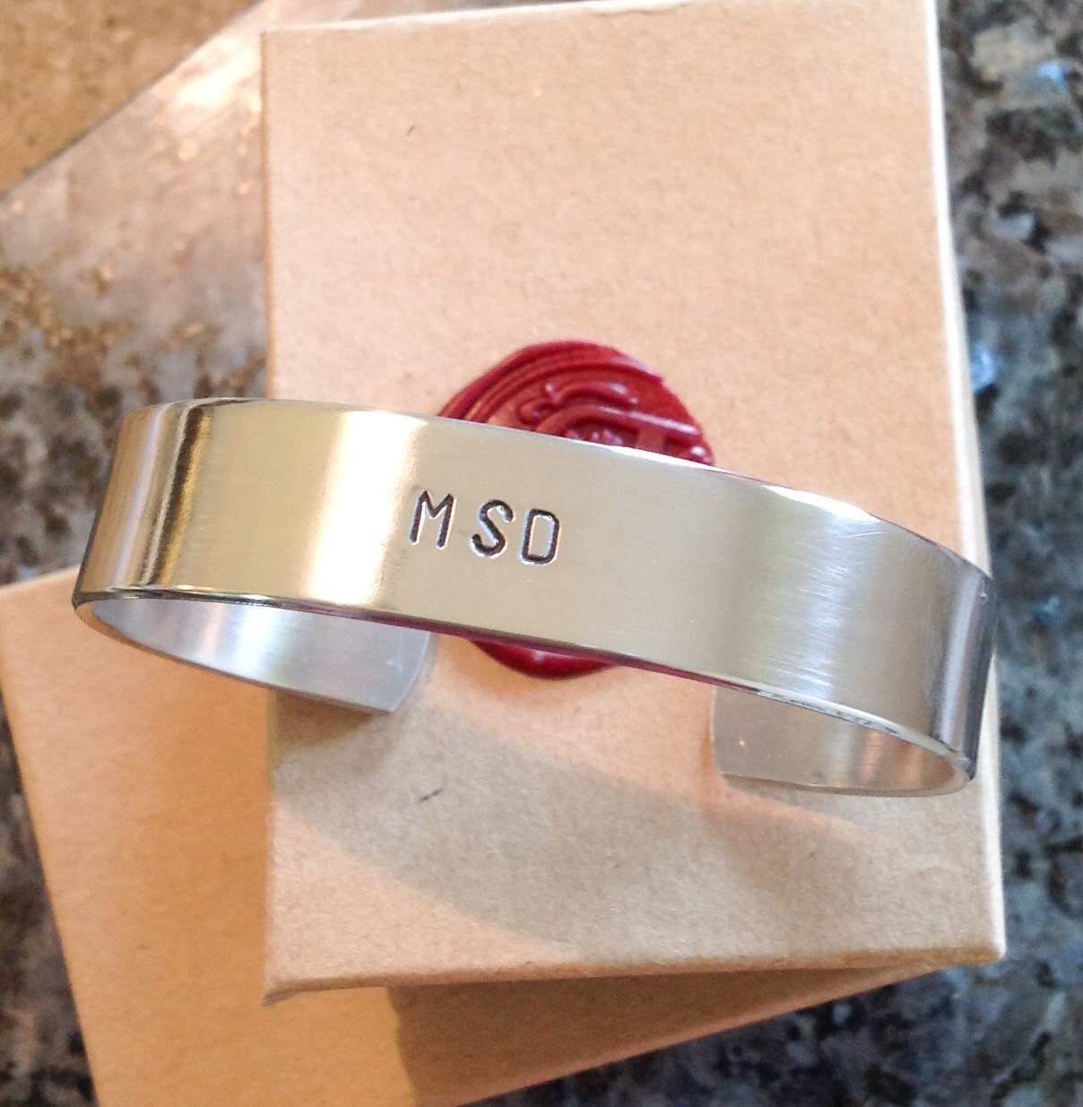 Stamped Metal Bracelet Custom Hand Stamped Bracelet