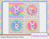 Easter Bunny Printable Party Circles Il_170x135