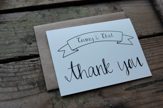 Wedding Thank You Cards with Envelopes / by PontoMountainPaper