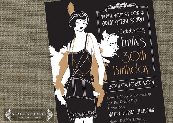 1920S Style Party Invitations 7
