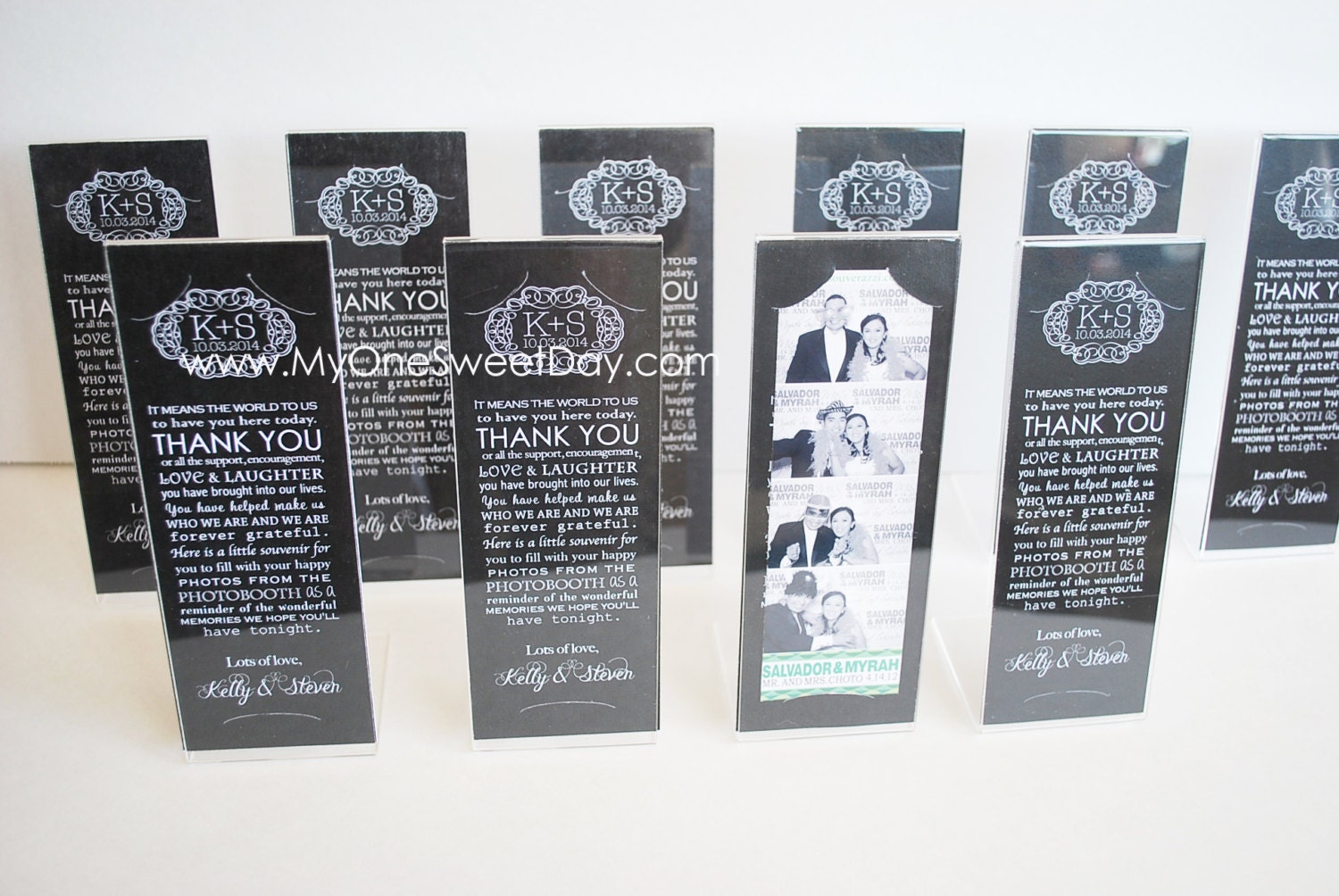 Photo Booth Acrylic Frames Party Favor custom listing for