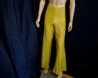 mens pink bell bottoms