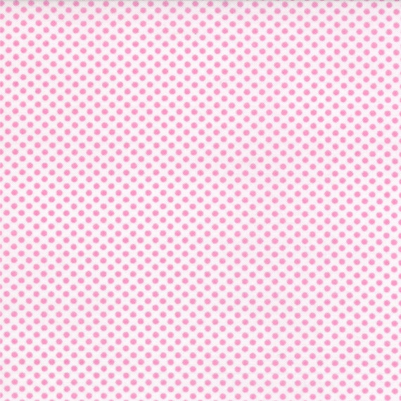 Half Yard Hello Petal Ditty Dots in Cuddle White Aneela Hoey