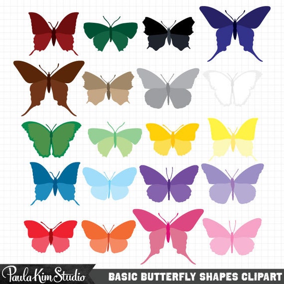 Butterfly Clipart, Clip Art Instant Digital Download Printable ...