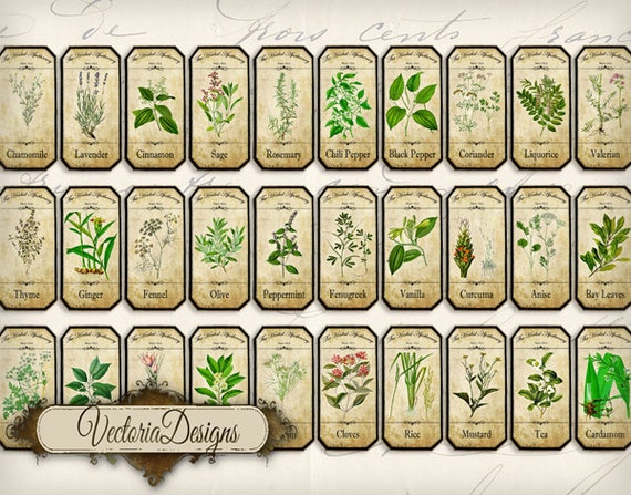 21 Lovely Printable Spice Labels