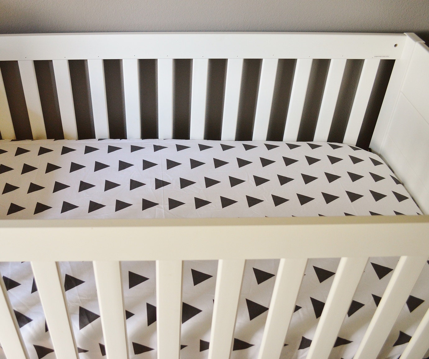 Changing Pad Cover Rainbow Arrows on Coral Coral by ModFox on Etsy