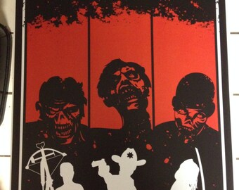 The Walking Dead poster print