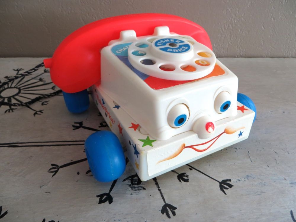 Vintage Fisher Price Phone Chatter by on Etsy