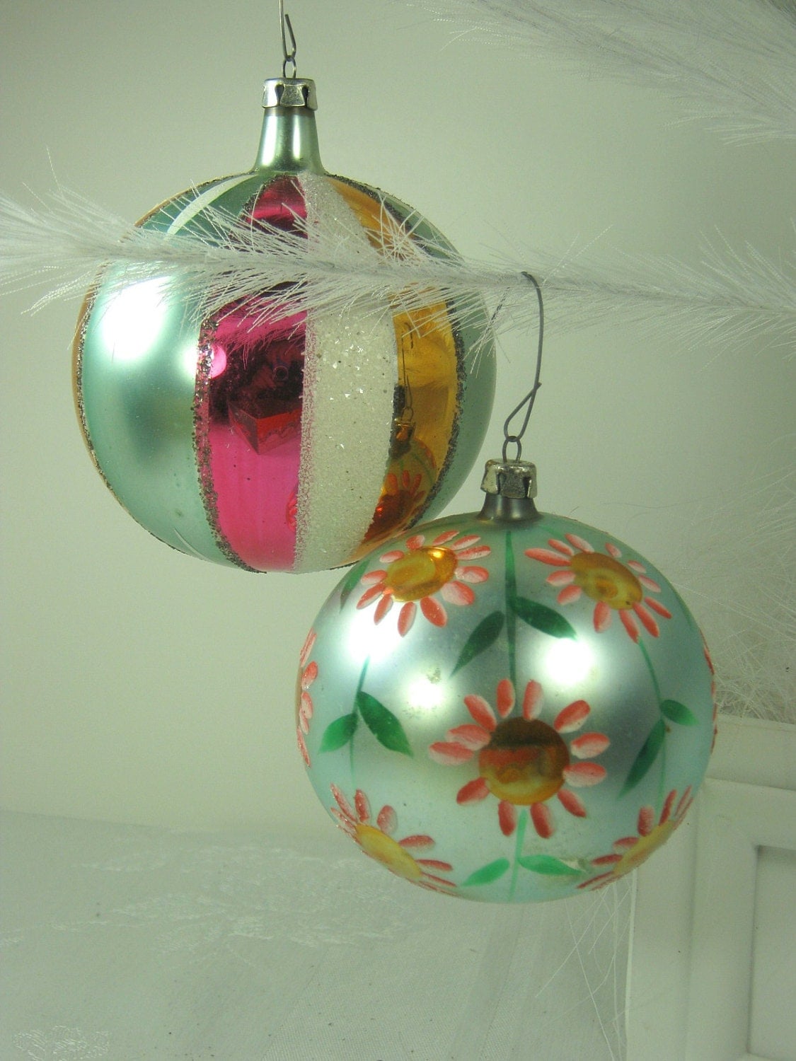 vintage mercury glass ornaments huge hp mica christmas tree vintage mercury glass ornaments huge hp mica christmas tree