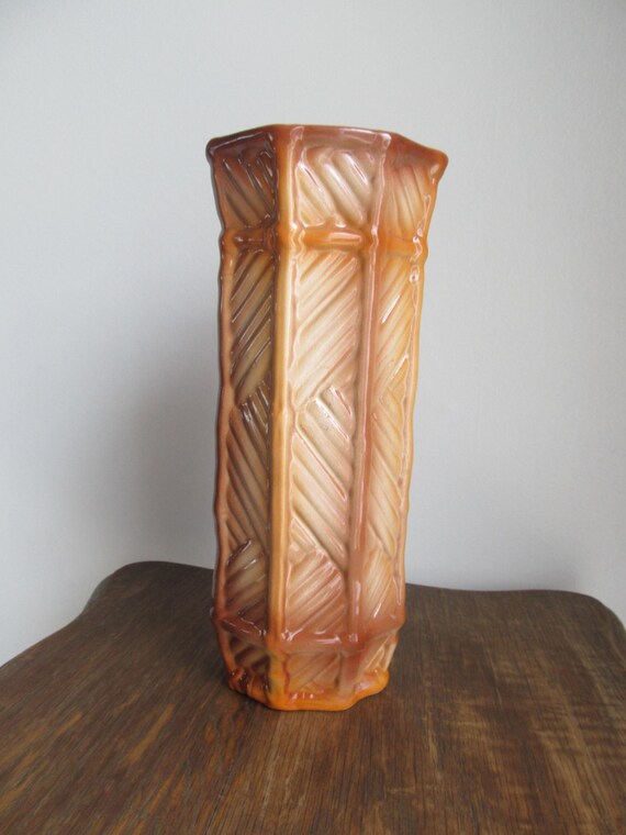 Ceramic Vase Vintage Bamboo Decoration