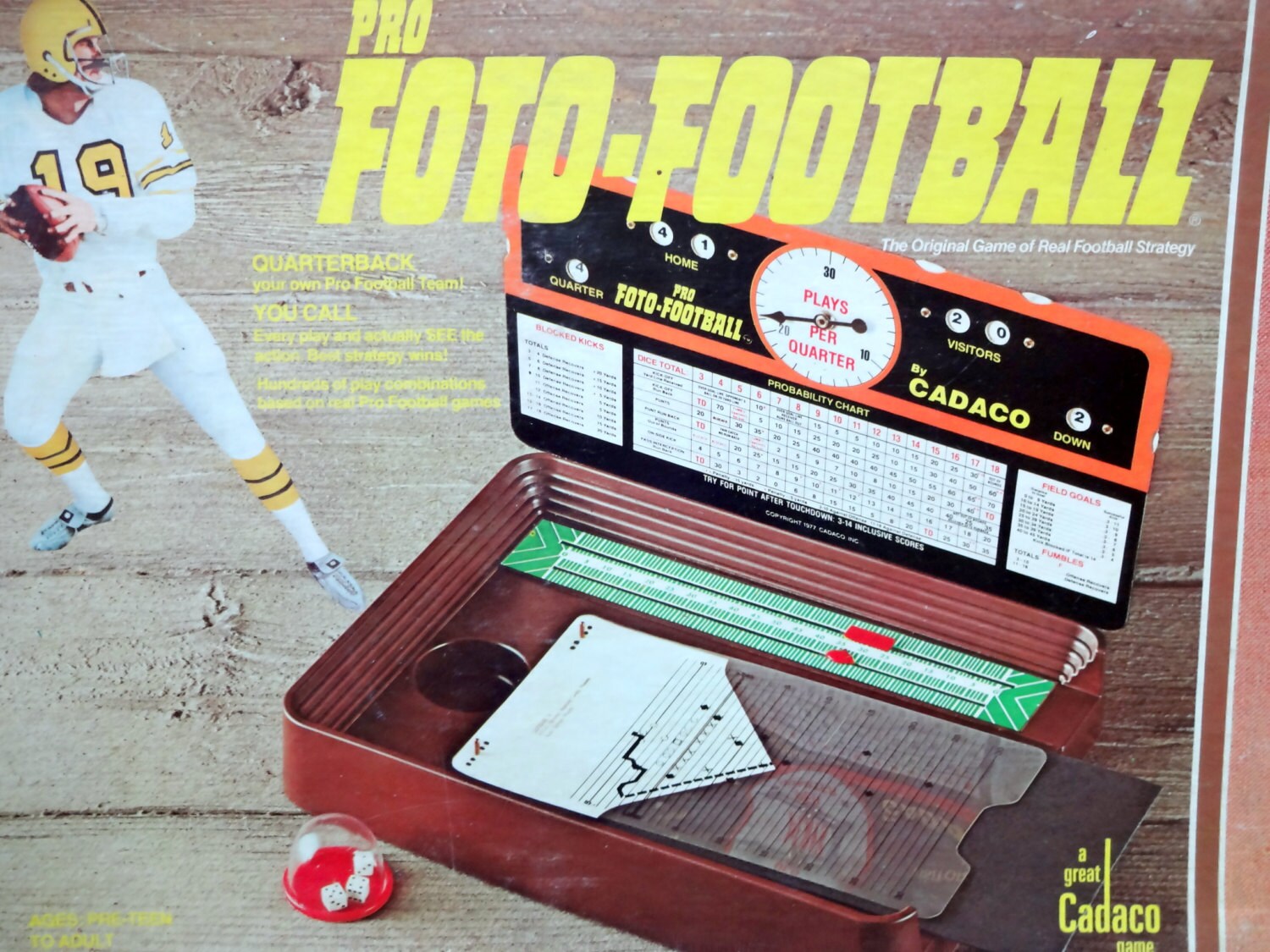 Vintage Football Board Game 112