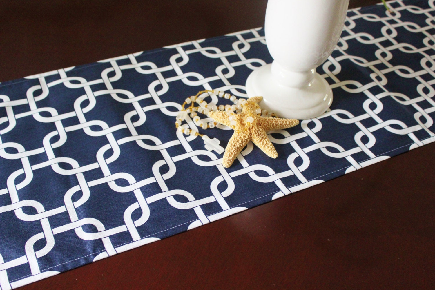 Navy Blue Table Runner Table Cloth Wedding by ...