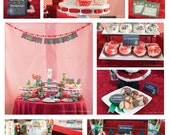 Chalk Style Holiday or Christmas Cookie Exchange PARTY PACKAGE-DIY Il_170x135