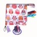 Taggy Snuggly TAG TOY MINI Blanket . Baby Girls Comforter . Baby Shower / Christmas Gift - Pink Hoot Owls . Made in Australia