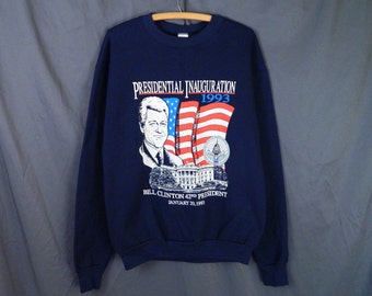 Deadstock 1993 Bill Clinton 42nd Presidential Inauguration Sweatshirt Size L