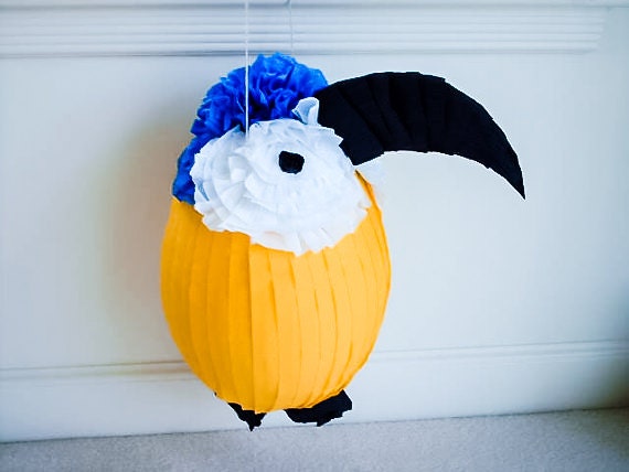 Yellow Parrot Party Pinata Il_570xn