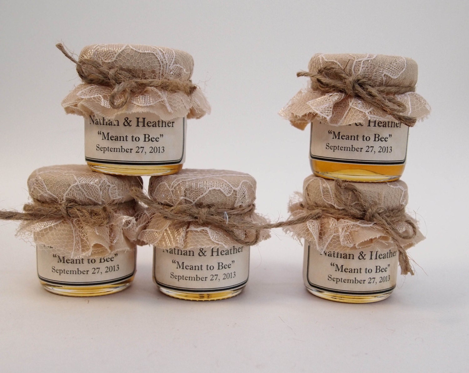 50 Mini Mason Jar Favors