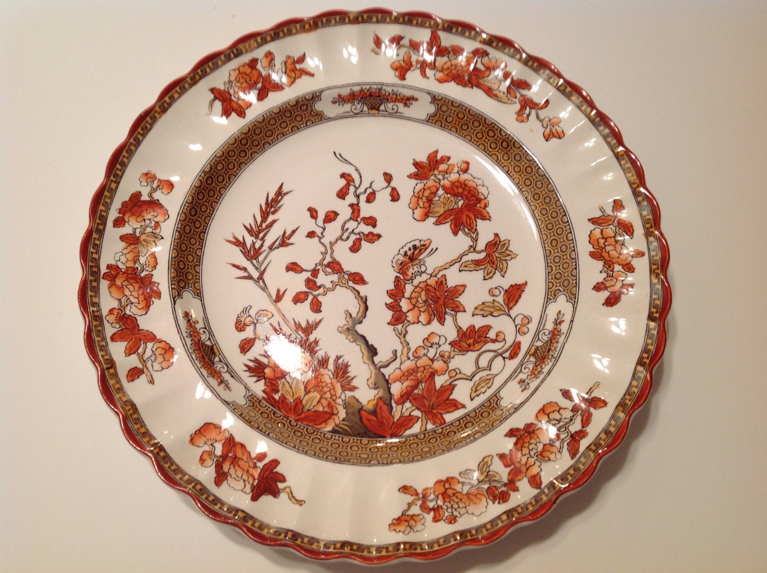 Spode India Tree Plate 2/959 Copeland England