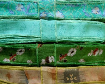 Silk Sari Ribbon, 4 colors, C37