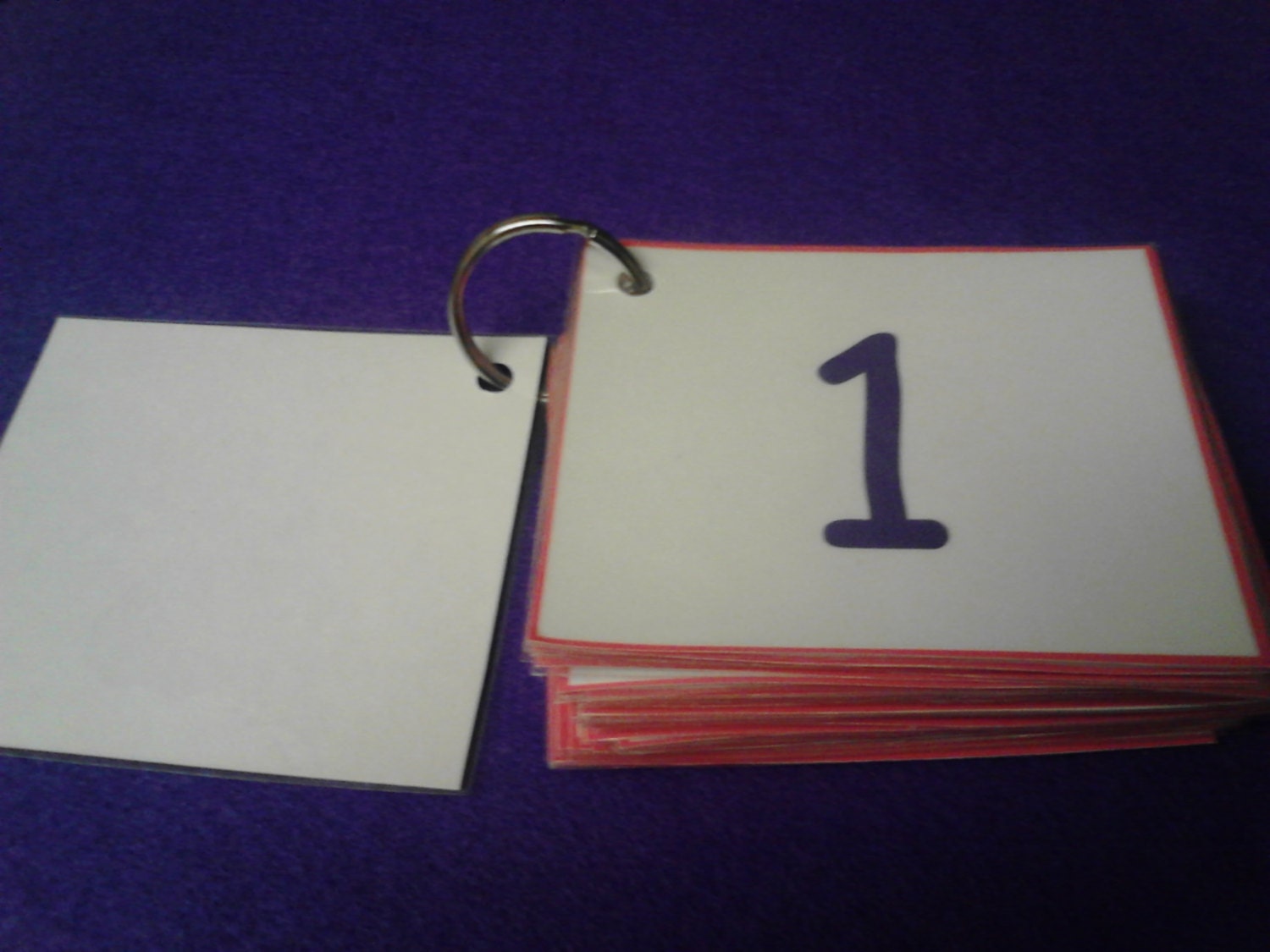 Numbers Flash Cards Laminated Number Cards Preschool