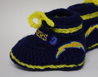 for Handmade ochet Slippers  slippers 49er  men Baby Style   Charger Cr Booties NFL