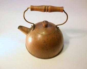 ON SALE Copper Kettle Copper Tea Kettle Copper Teapot Vintage Tea 
