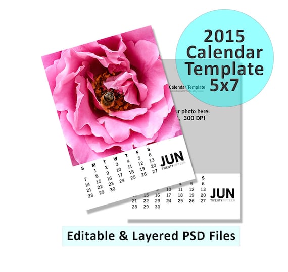 2015 calendar template photoshop download