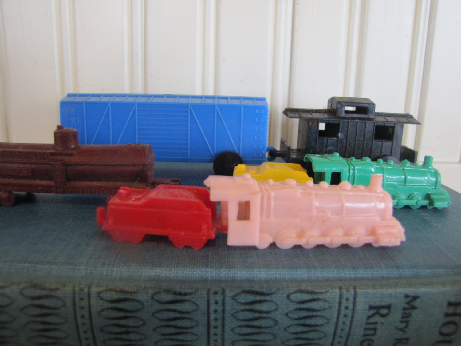 1950's Mixed Lot of Plastic Toy Trains Toy Train by SundayTown