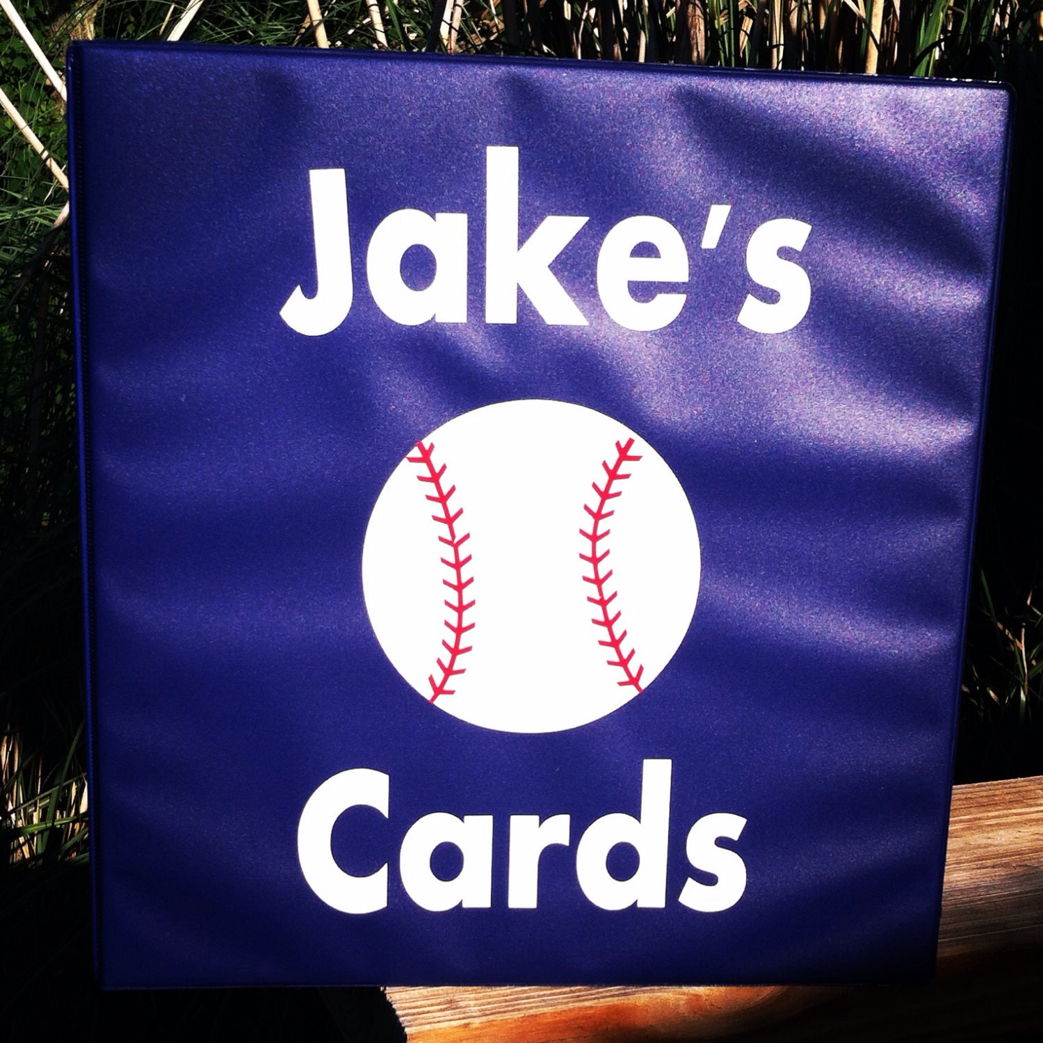 Personalized Baseball Sports Card Binder by SouthernSavvyDesigns