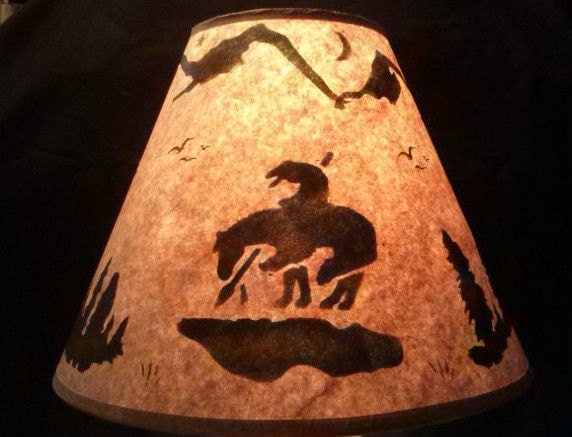 Exclusive Design End Of The Trail Rustic Lamp by madeinhawaiiusa