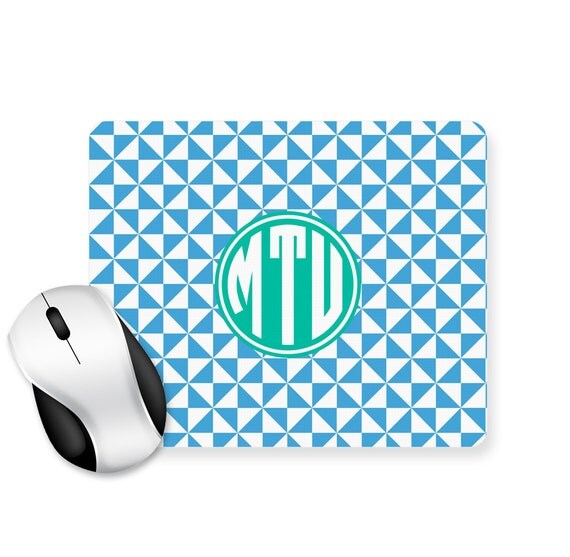 Pinwheel Print Mouse Mat personalised mouse pad pattern