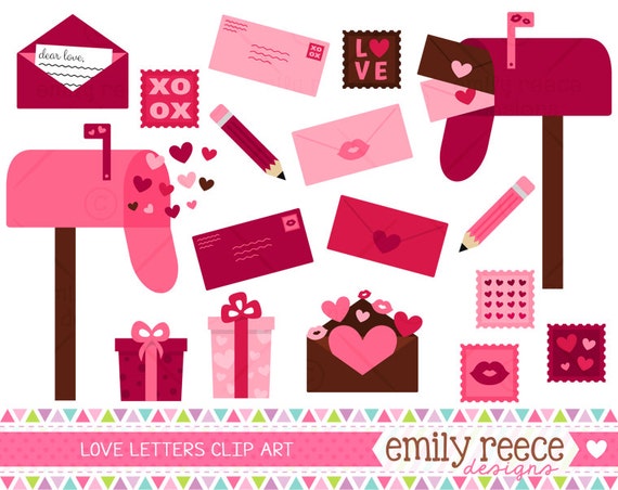 DOLLAR SALE Valentine's Day Letters Stamps by ...