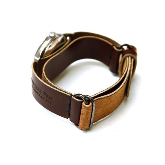 oxblood watch strap