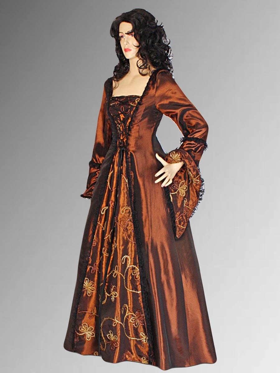 Renaissance Gothic style Dress Medieval Gown by YourDressmaker