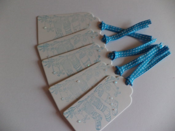 Items similar to Christmas Gift Tags - pack of 5 on Etsy