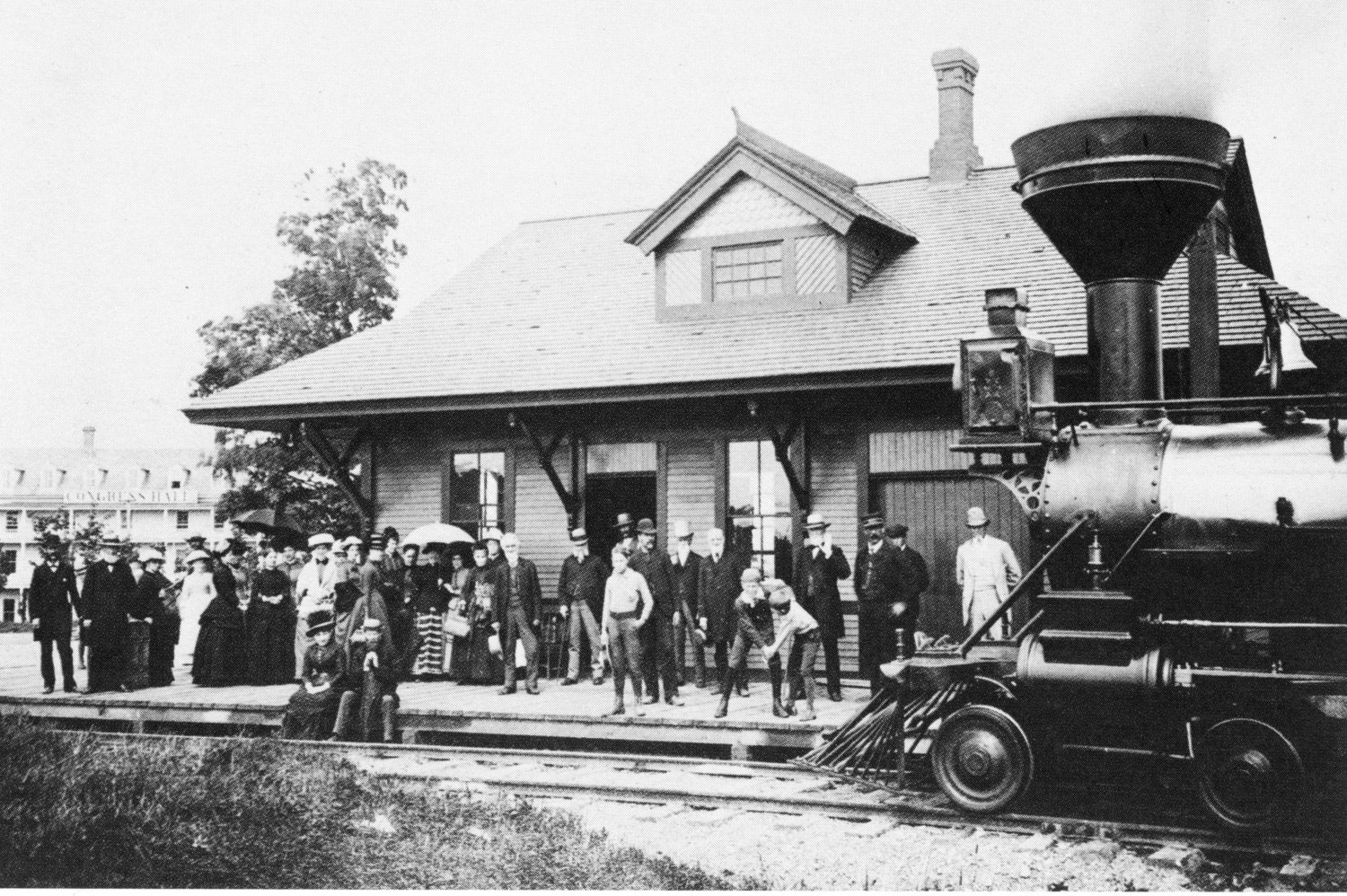 SHELDON SPRINGS Vermont Railroad Station in 1900 Vintage