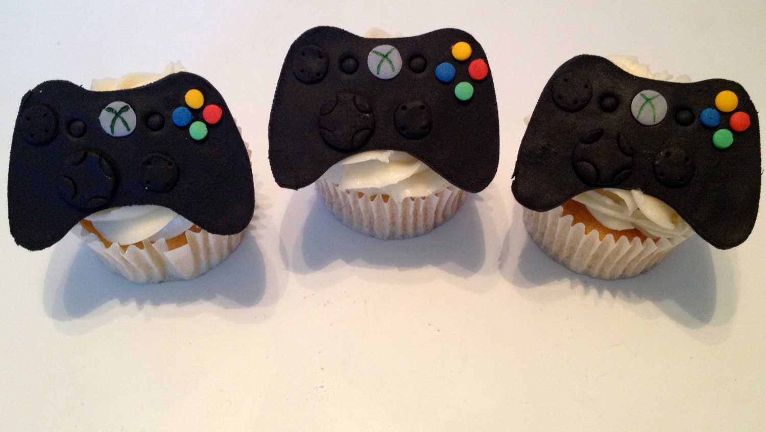 Video Game Controller Cupcake and Cake Toppers